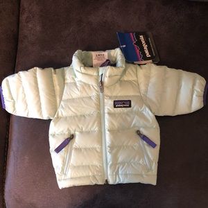 NWT baby Patagonia down sweater 0 M mint green